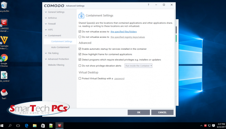 Containment_settings