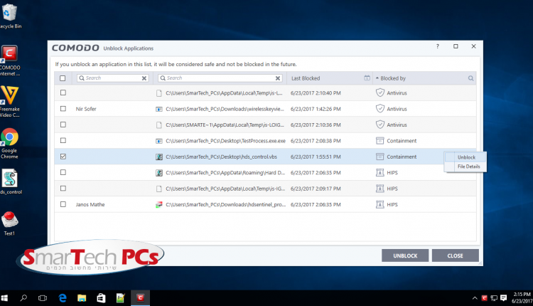 Unblocking_application